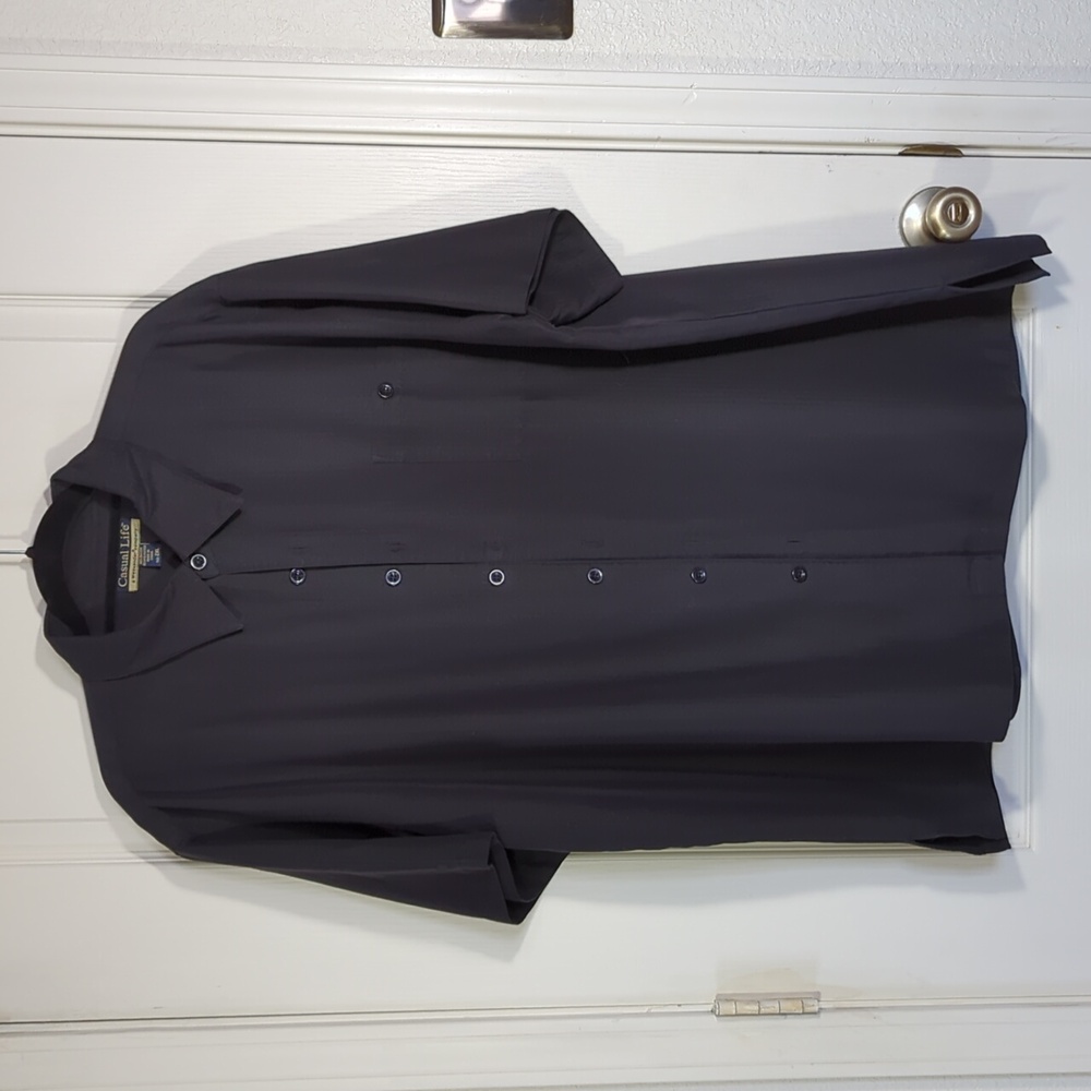 Casual Life black shirt EUC 2XL